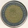 1 Peso Argentina 1995 KM# 112.2. Uploaded by Granotius